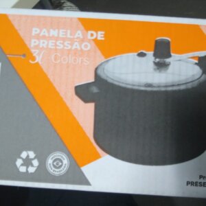 Panela de Pressão 3 Litros Craq/Verm - MR COOK