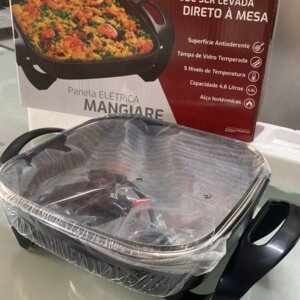 Panela Elétrica Mangiare Redonda/Quadrada Antiaderente - AGRATTO