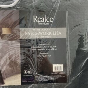 Colcha Solteiro Patchwork Lisa/Estampada 1,60 x 2,40 - SULTAN