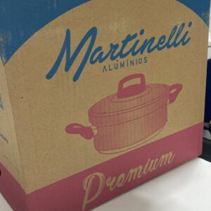 Panela Tampa de Vidro Premium 05 Pçs Craq/Verm - MARTINELLI