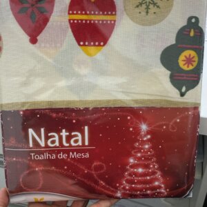 Toalha De Mesa Natal Quadrada 1,40 x 1,40 - RANER