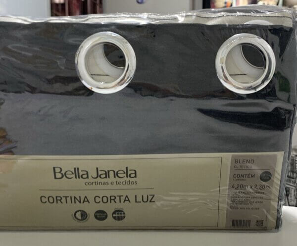 Cortina Blackout Tecido Corta Luz 4,20 x 2,50/2,30 - BELLA JANELA