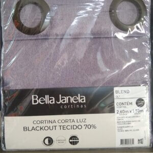 Cortina Blackout Tecido Corta Luz 2,60 x 1,70 - BELLA JANELA