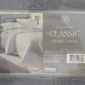 Colcha Classic Solteiro  2 Pçs 1,80 x 2,20 - ROZAC