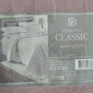 Colcha Classic Queen 3 Pçs 2,40 x 2,60  ROZAC