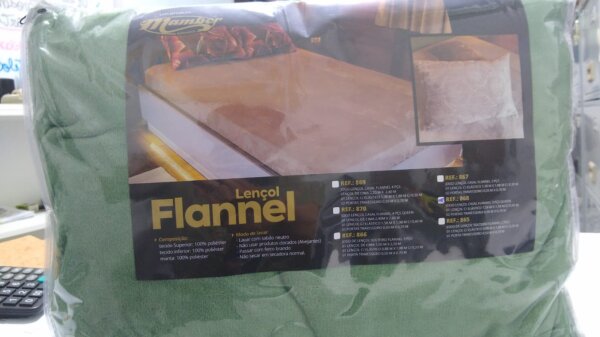 Lençol Queen Flannel 03 Pçs Ref 868 - MAMBER