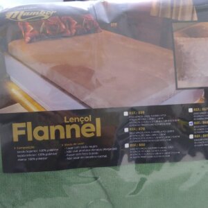 Lençol Casal Flannel 03 Pçs Ref 867 - MAMBER