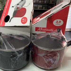 Pipoqueira N° 20 T.V Antiaderente 3,9 Lts - MARTINELLI