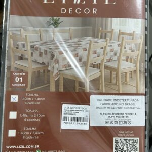 Toalha De Mesa Térmica Pvc 1,40 x 2,10 - LIZIL DECOR